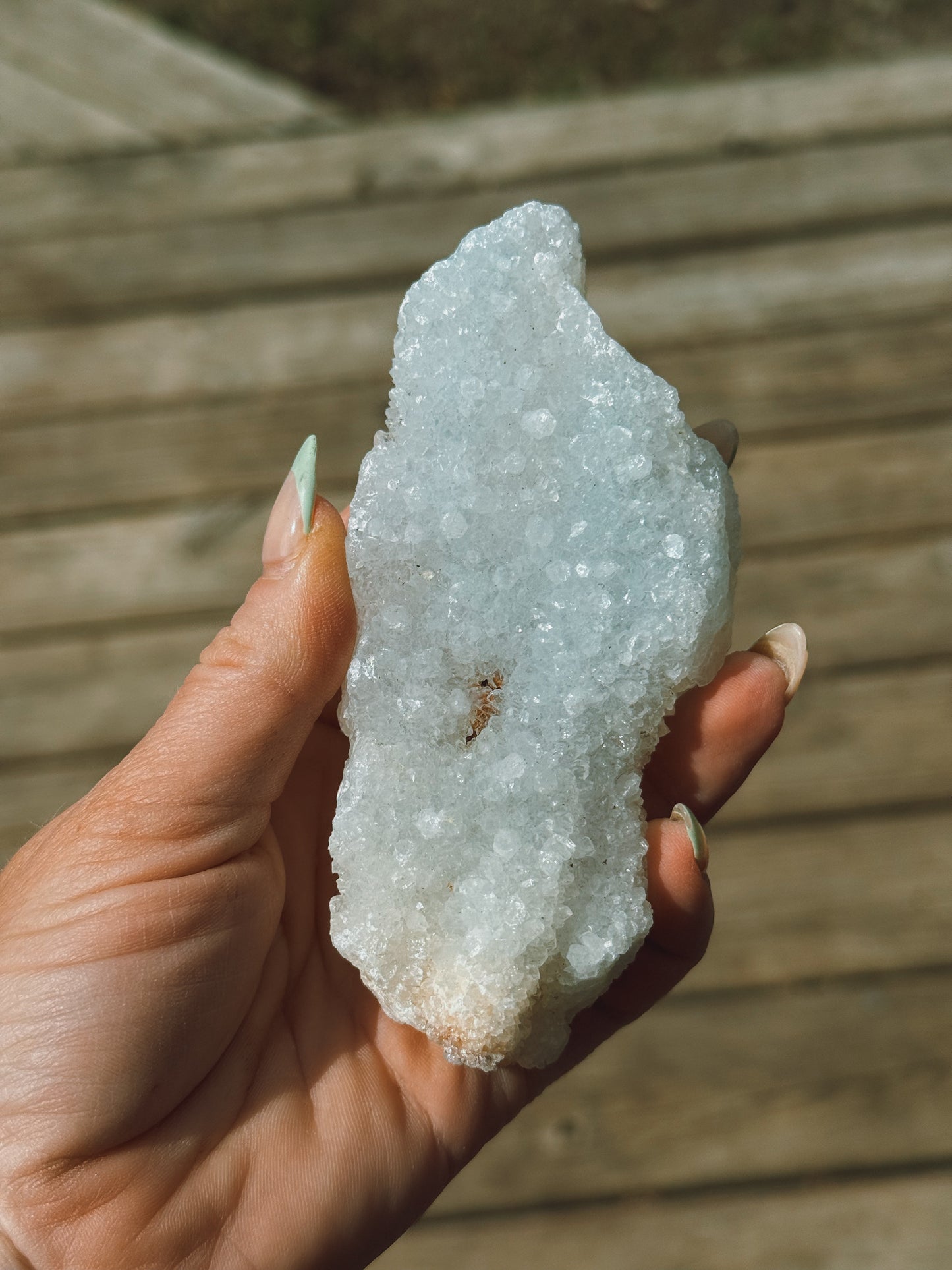 Apophyllite cluster