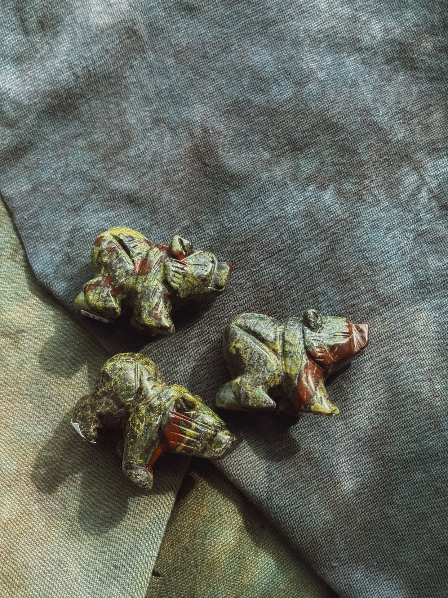 Dragon Stone Bear Carving