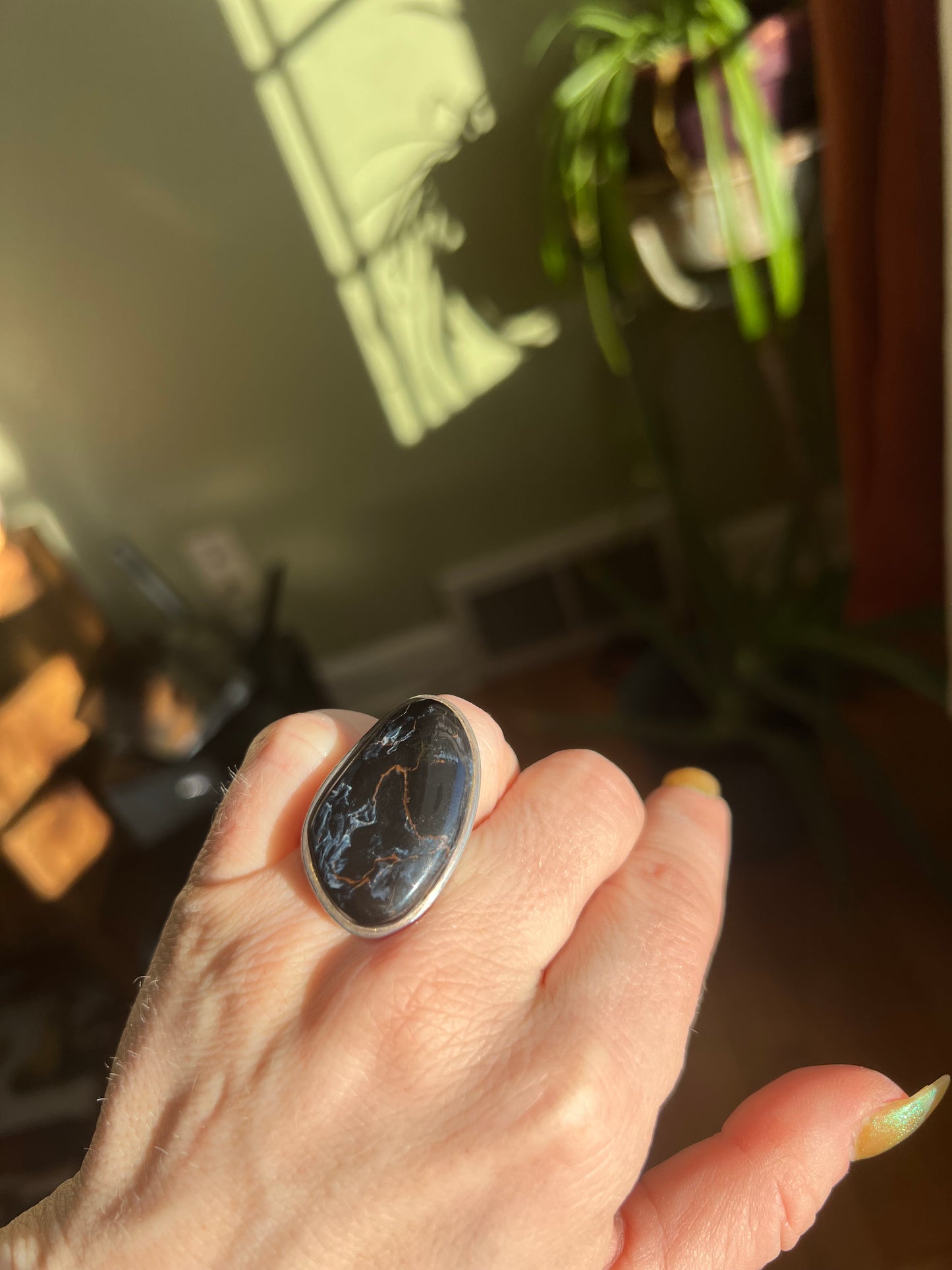 Large Pietersite Ring size 6