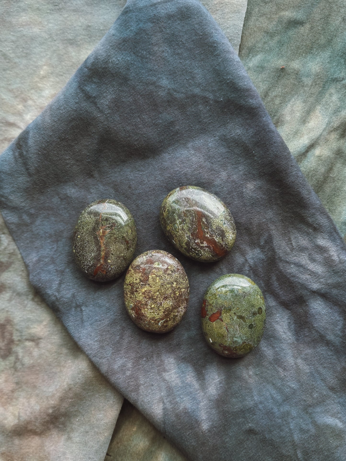 Dragon stone palm pillow