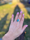 Ocean Blue Apatite Ring size 6