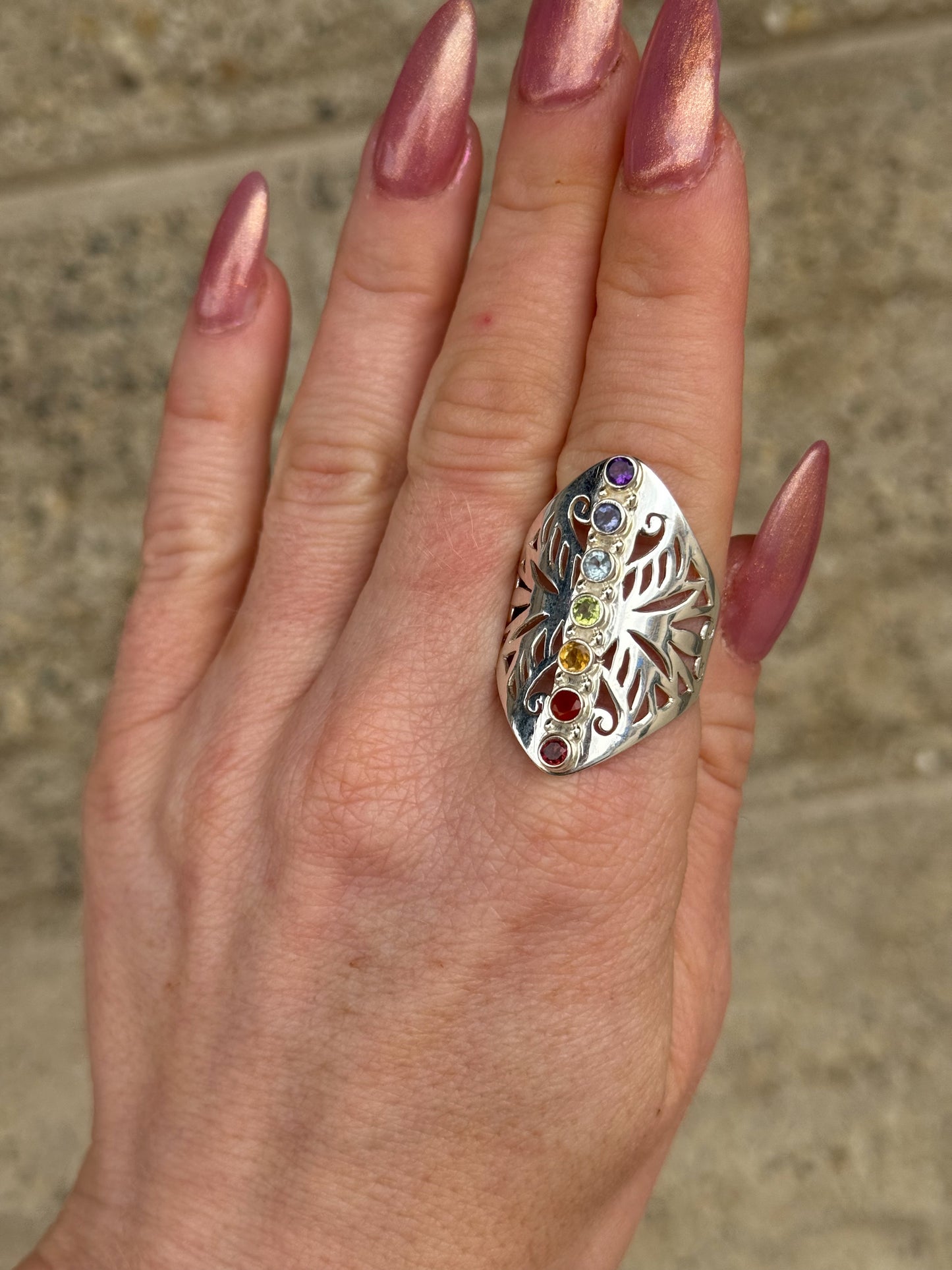 Chakra Alignment Ring size 11
