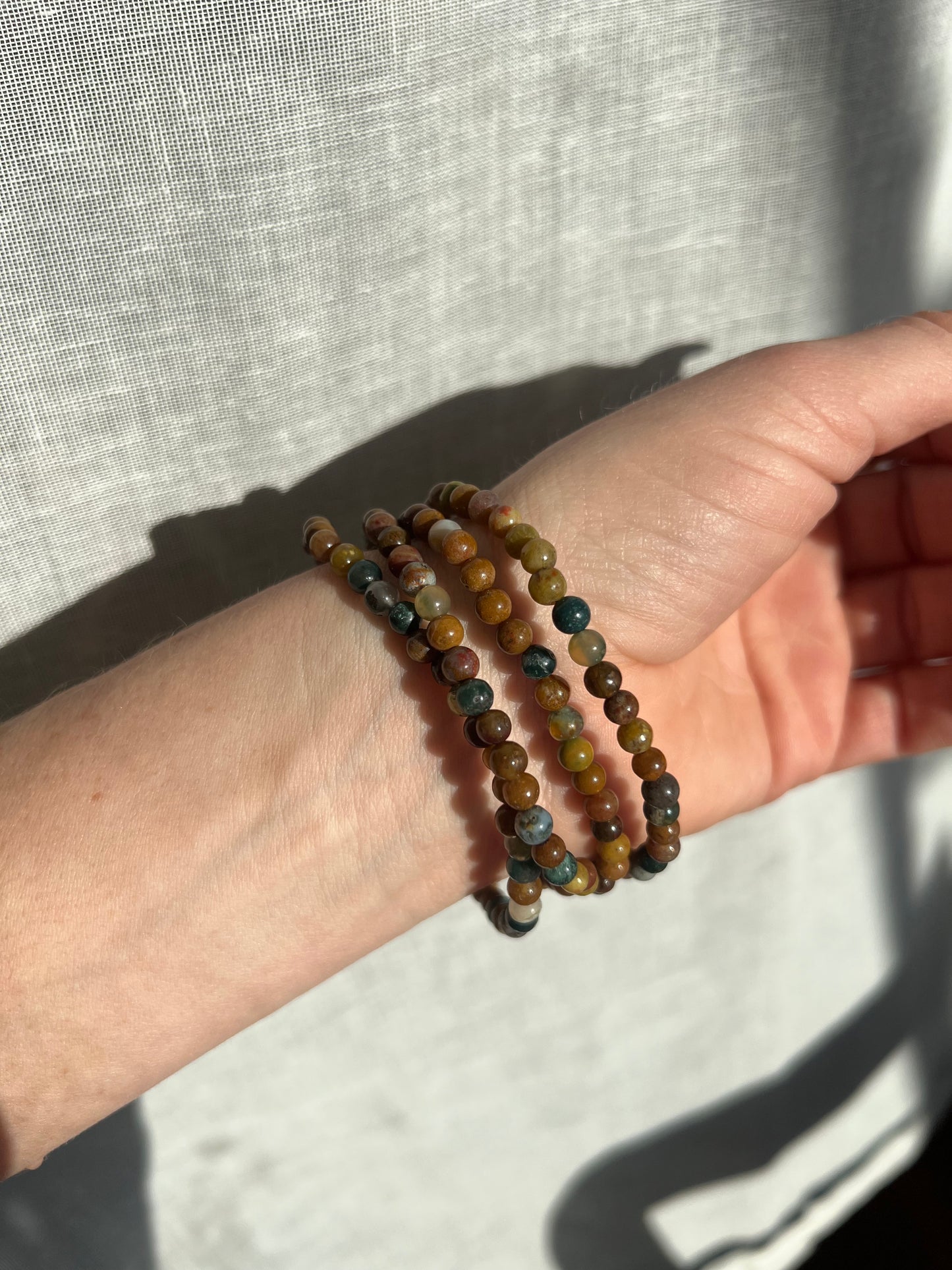 Ocean Jasper stretch bracelet