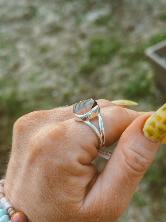 Cognac Quartz Ring size 9