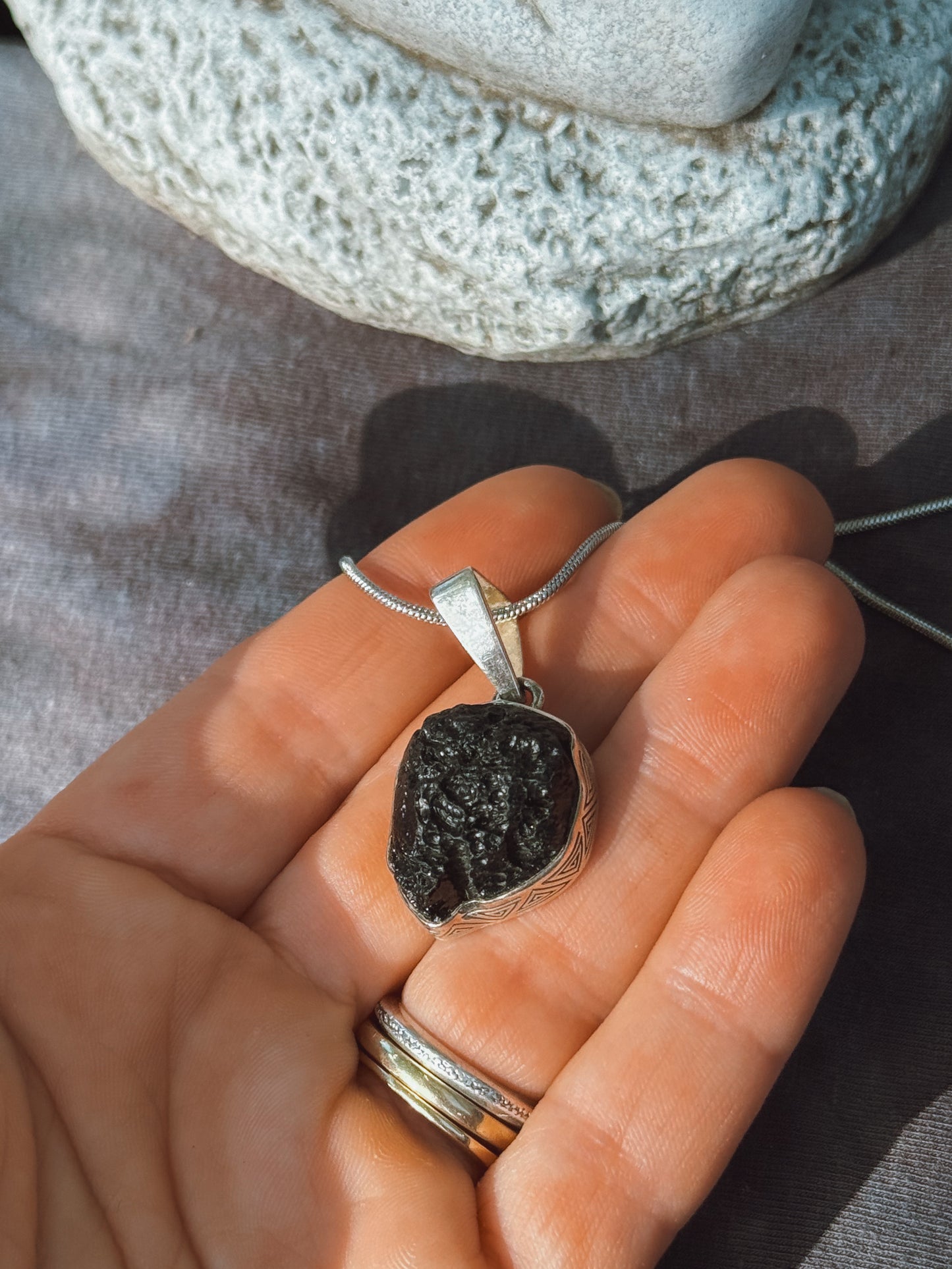 Tektite Pendant