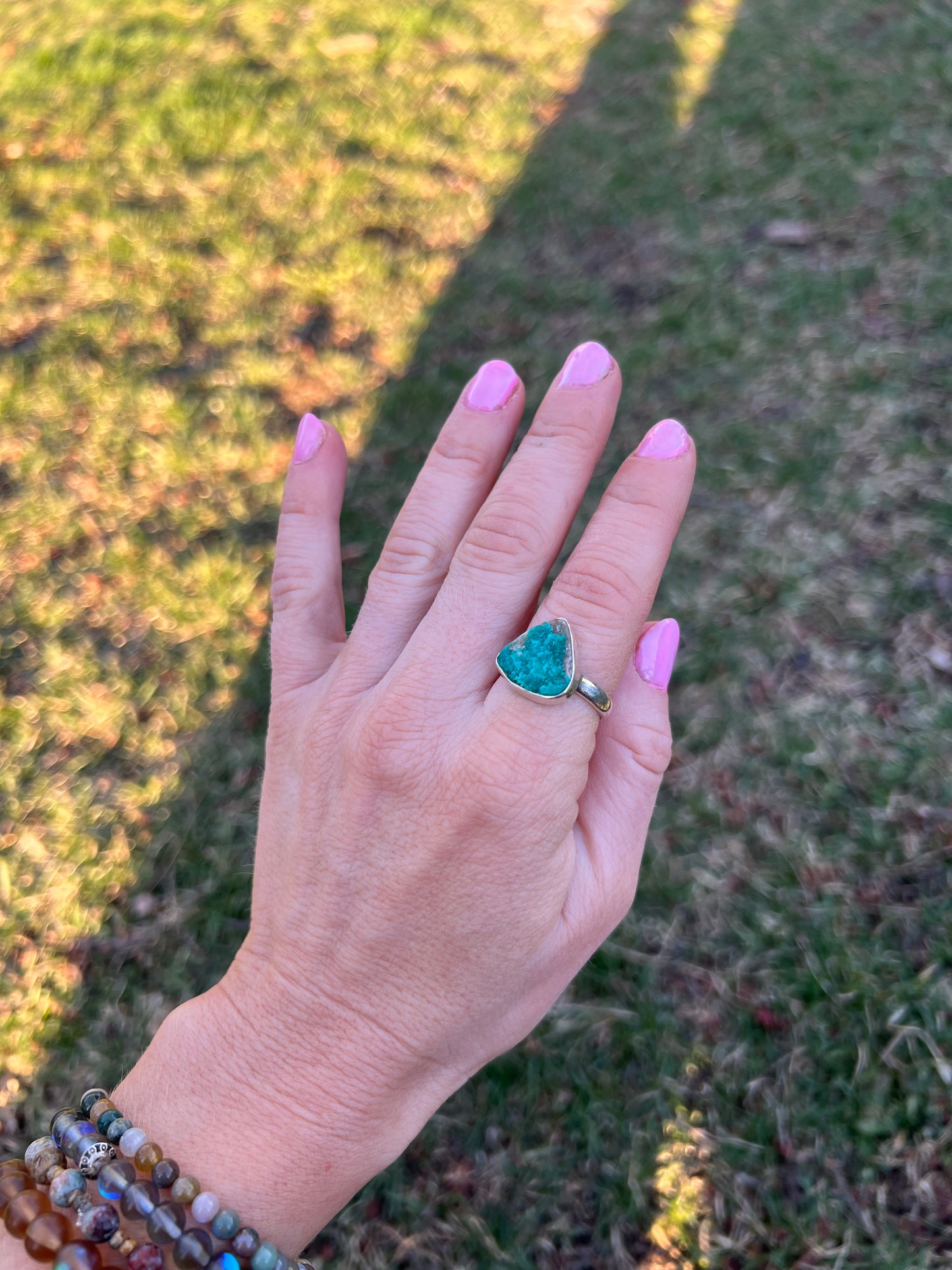 Dioptase Ring size 8