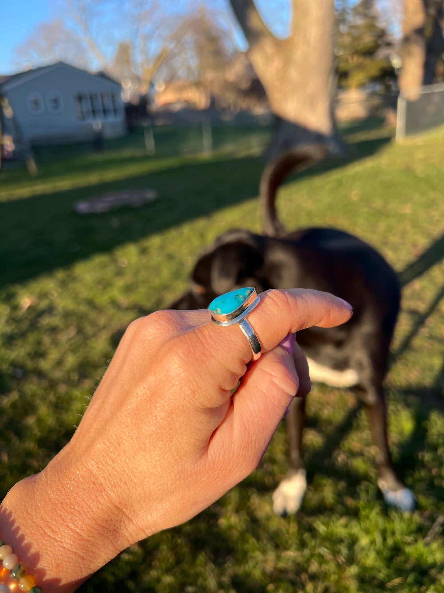 Perfect Blue Turquoise Ring