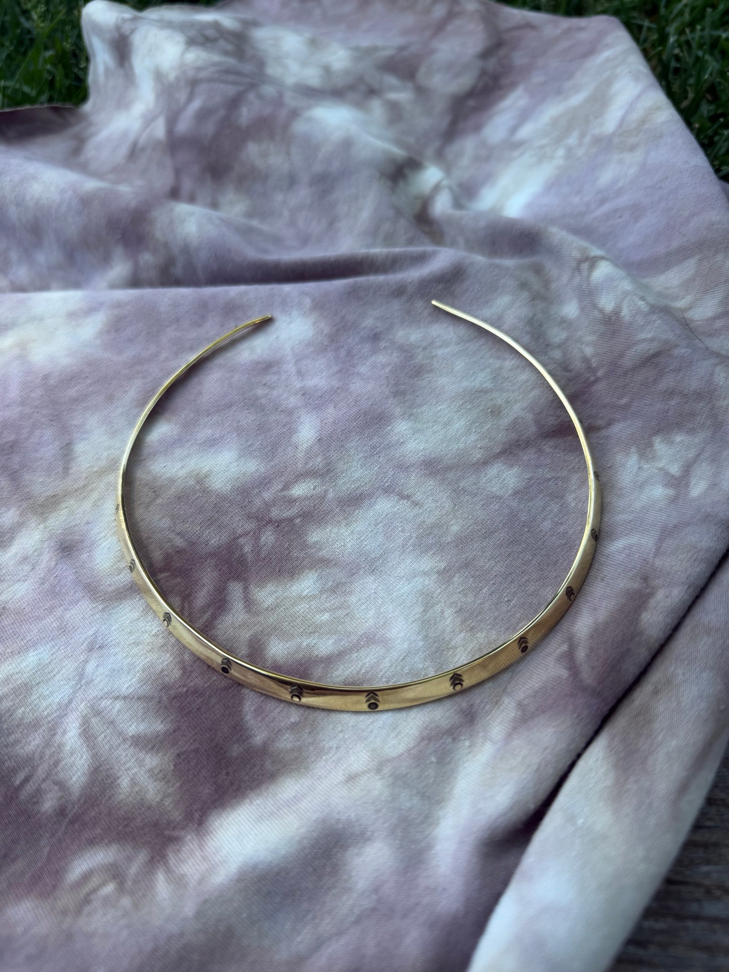 Brass Choker Necklace