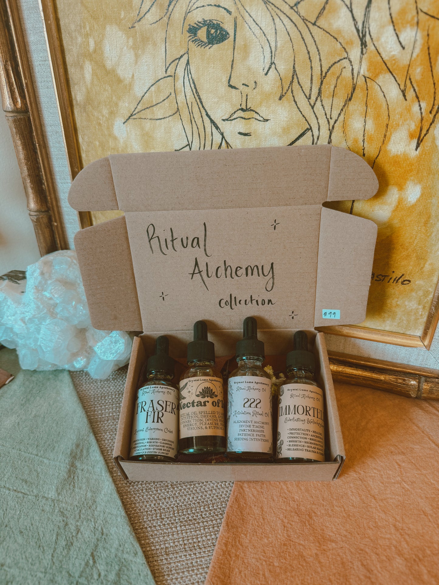 Ritual Alchemy Spell oils - discounted 4 pack bundle & free mystery roller