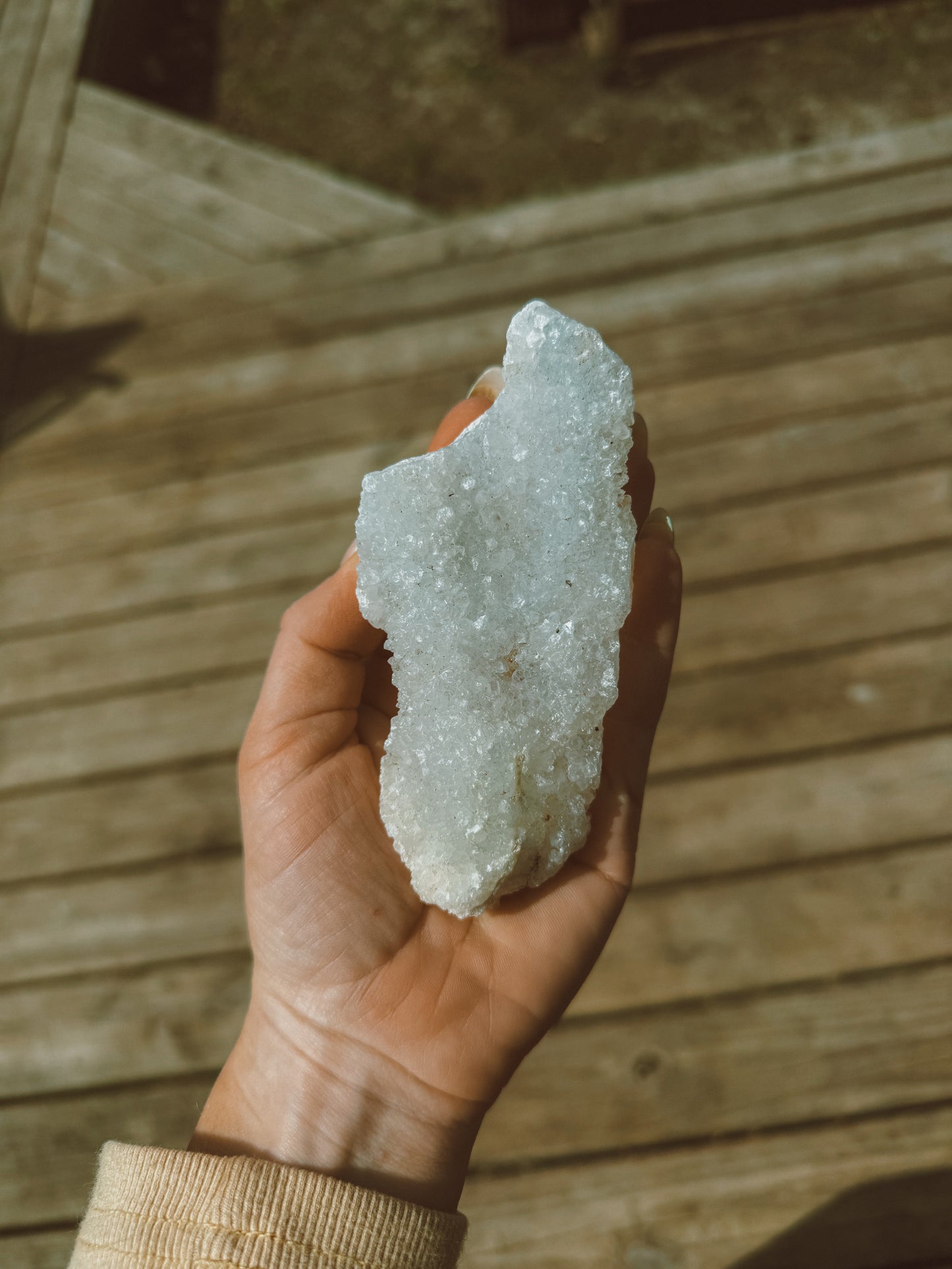 Apophyllite cluster
