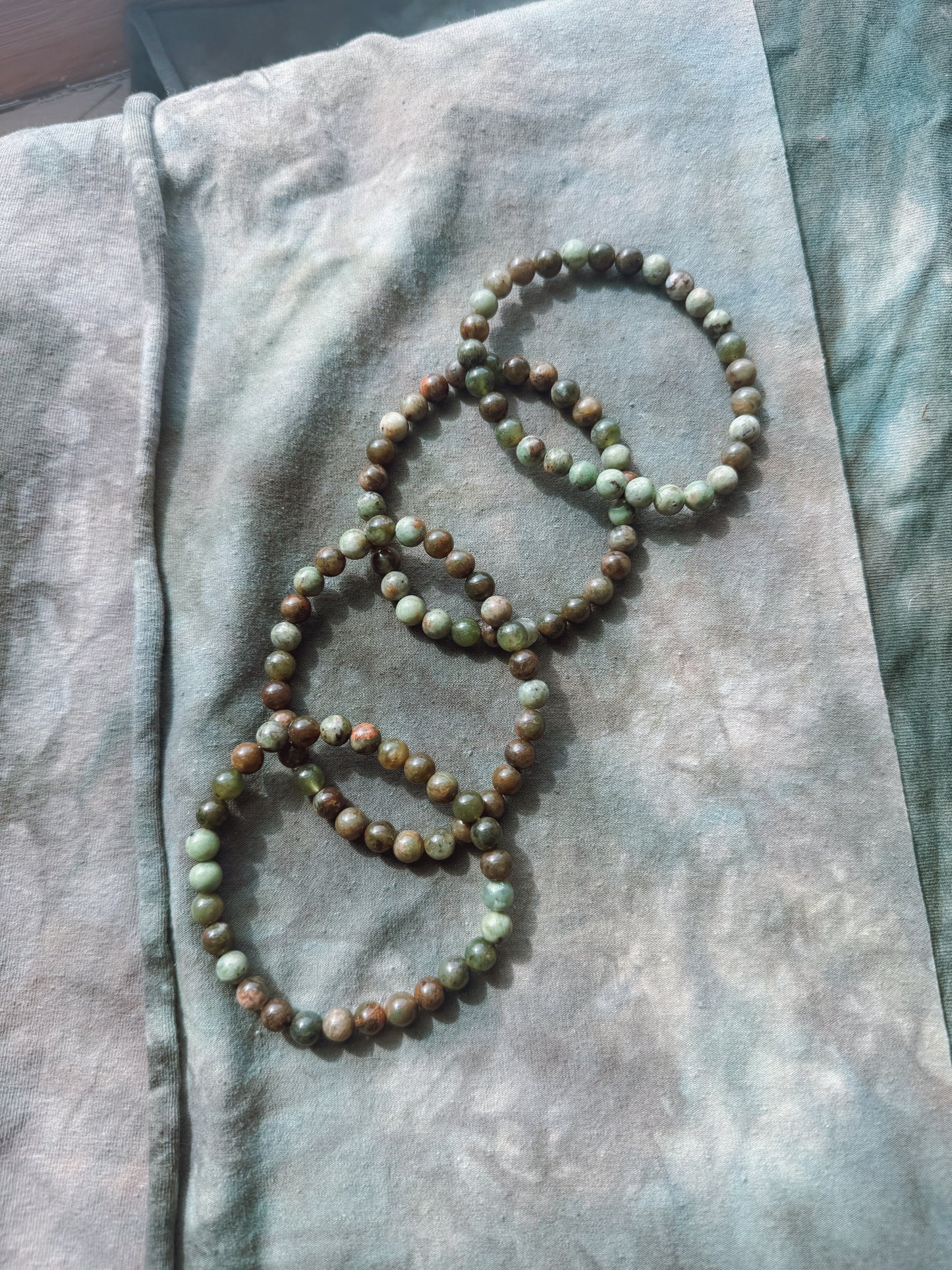 Chrysoprase 6mm Stretch Bracelet