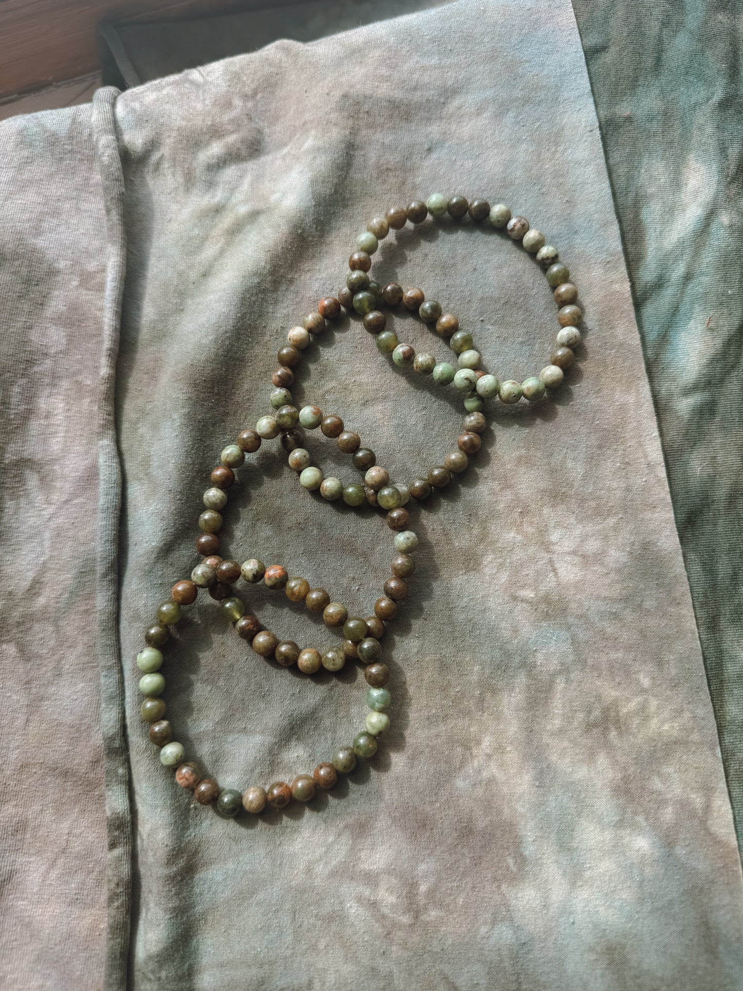 Chrysoprase 6mm Stretch Bracelet