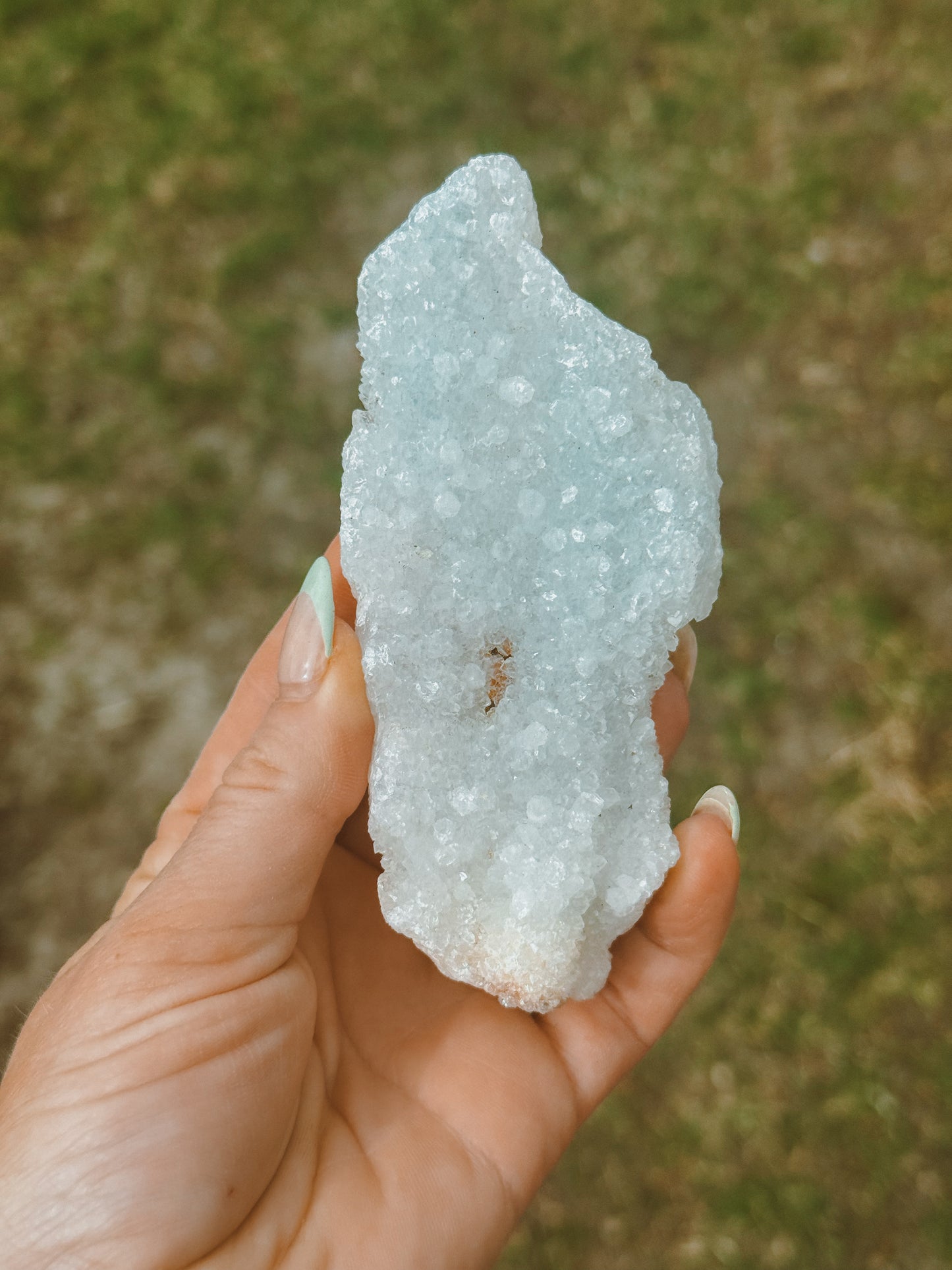 Apophyllite cluster