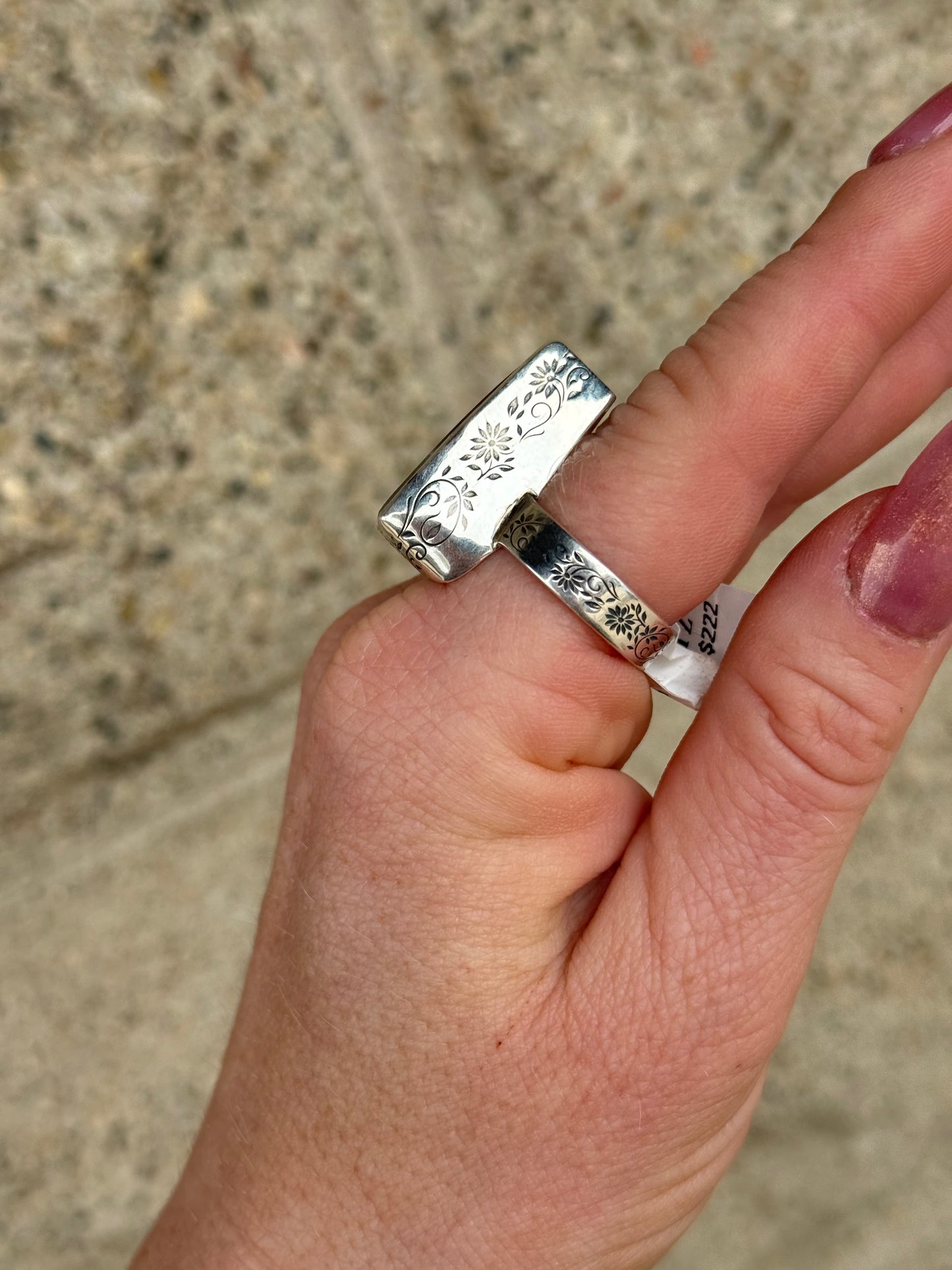 Magical Manifestation Quartz Ring size 8.75
