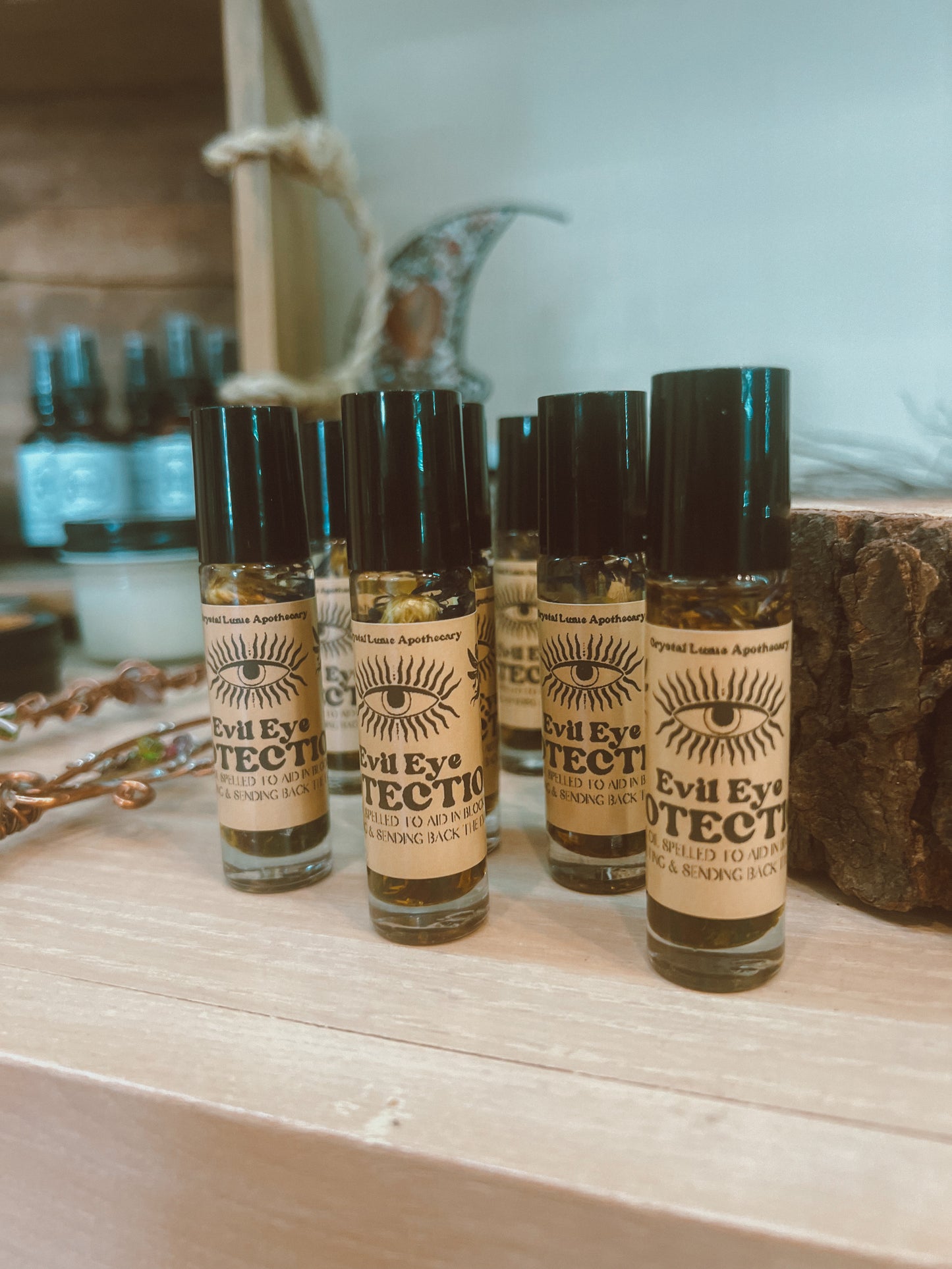 Evil Eye Protection Oil – Natural Essential Oil Roller (10ml)