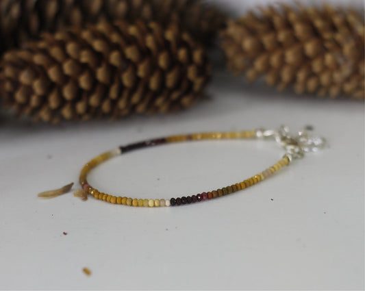 Mookaite Jasper Faceted Bracelet – Faceted Beads