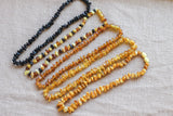 Multi colored Amber Necklace 13“ long