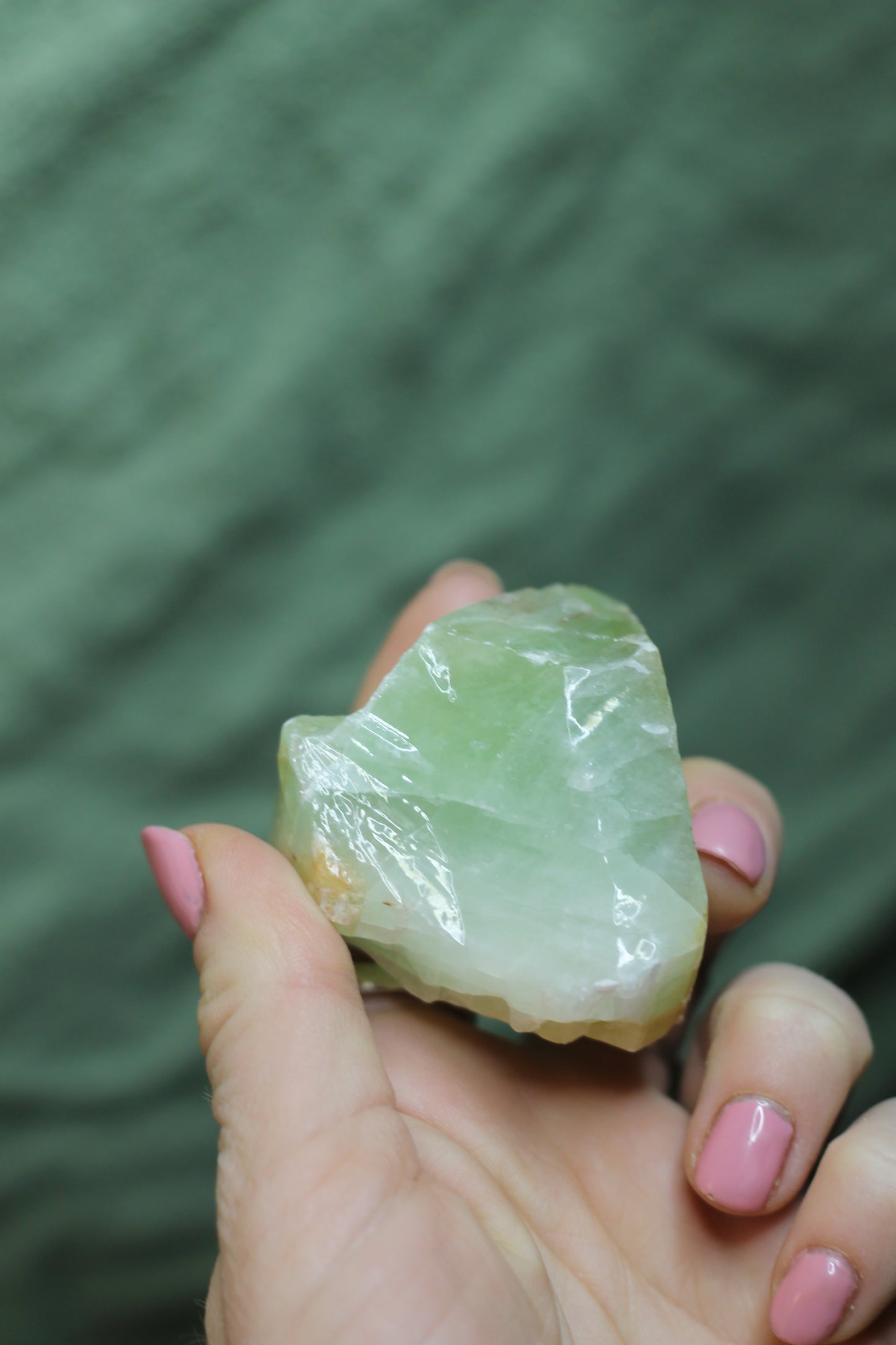 Green Calcite from Mexico