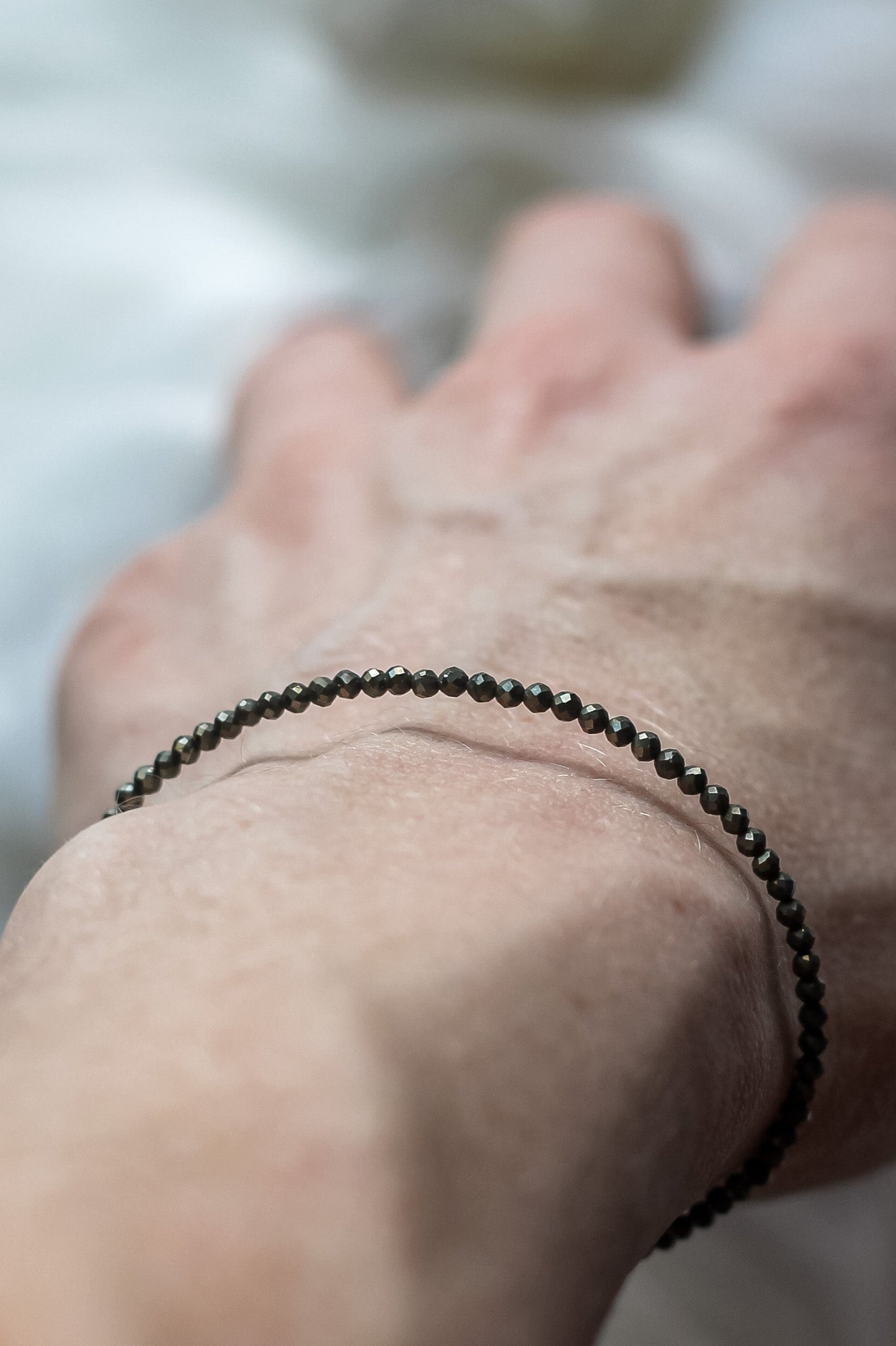Pyrite Energy Bracelet Faceted beads